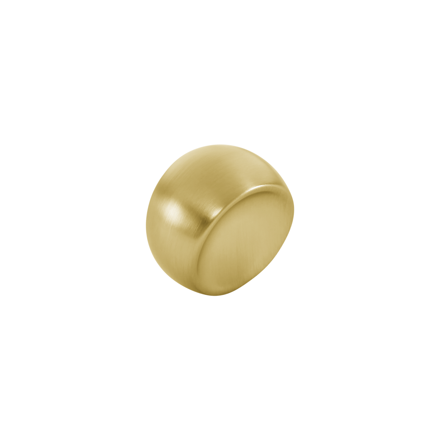 Momo Ball Knob  29mm in Brushed Matt Brass
