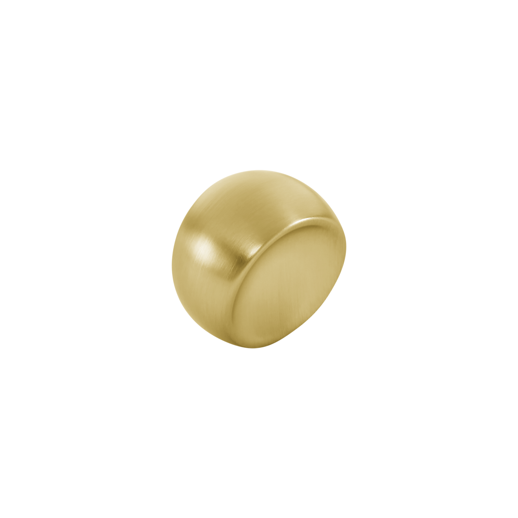 Momo Ball Knob  29mm in Brushed Matt Brass