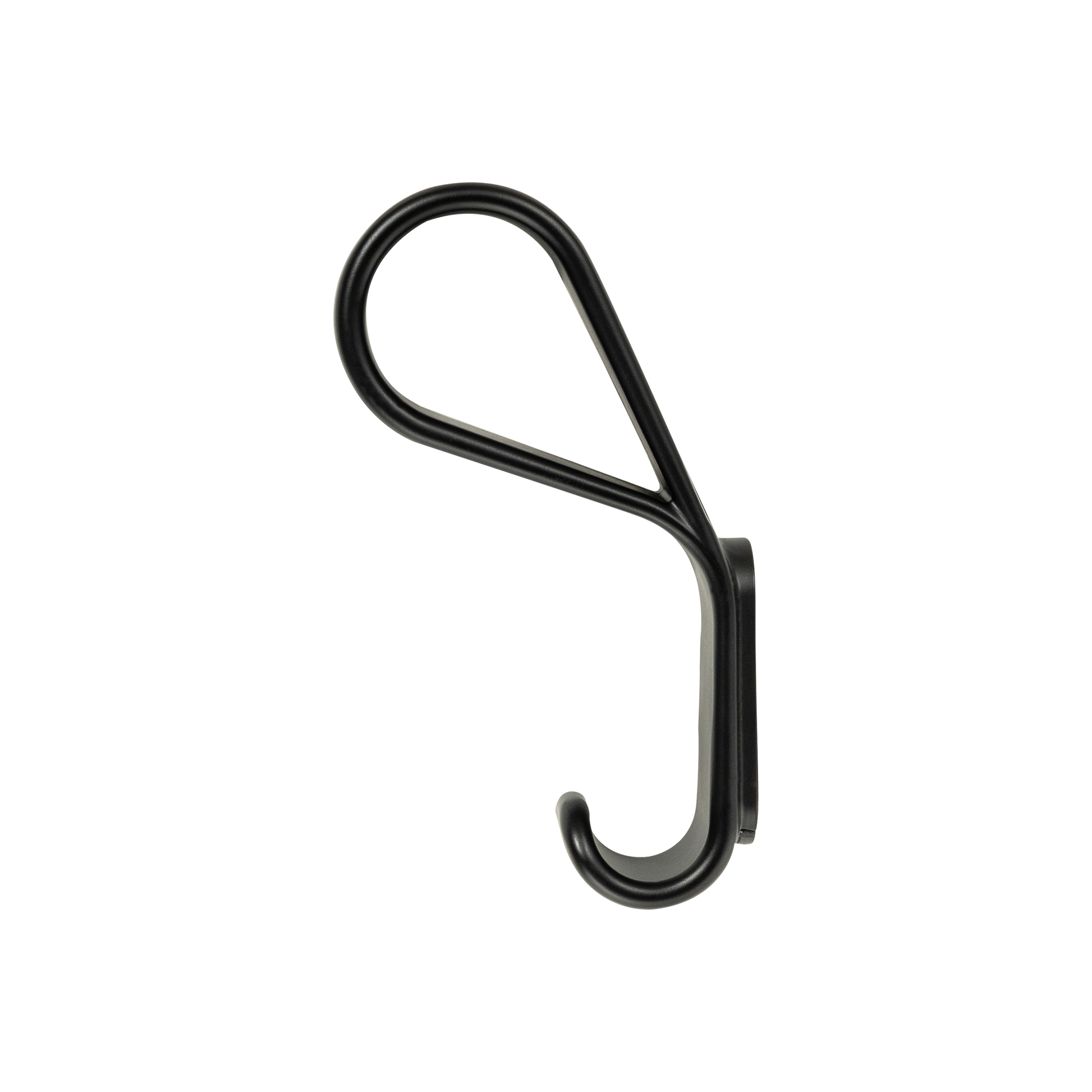 Momo Belt Wall Hook 65mm in Matt Black (2)