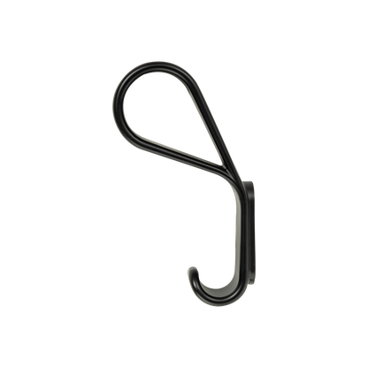 Momo Belt Wall Hook 65mm in Matt Black (2)