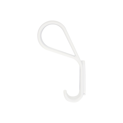 Momo Belt Wall Hook 65mm in Matt White (2)