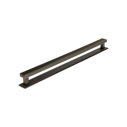 Momo Barrington Bar Handle Backplate 320mm in Dark Brushed Brass (1)