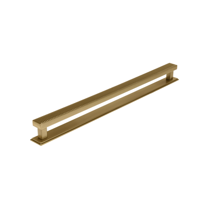 Momo Barrington Bar Handle Backplate 320mm in Matt Brass (1)
