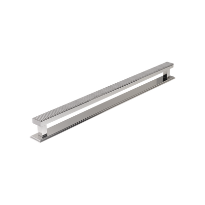 Momo Barrington Bar Handle Backplate 320mm in Polished Nickel (1)