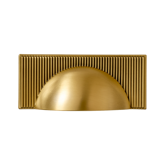 Momo Barrington Cup Pull  64mm in Matt Brass