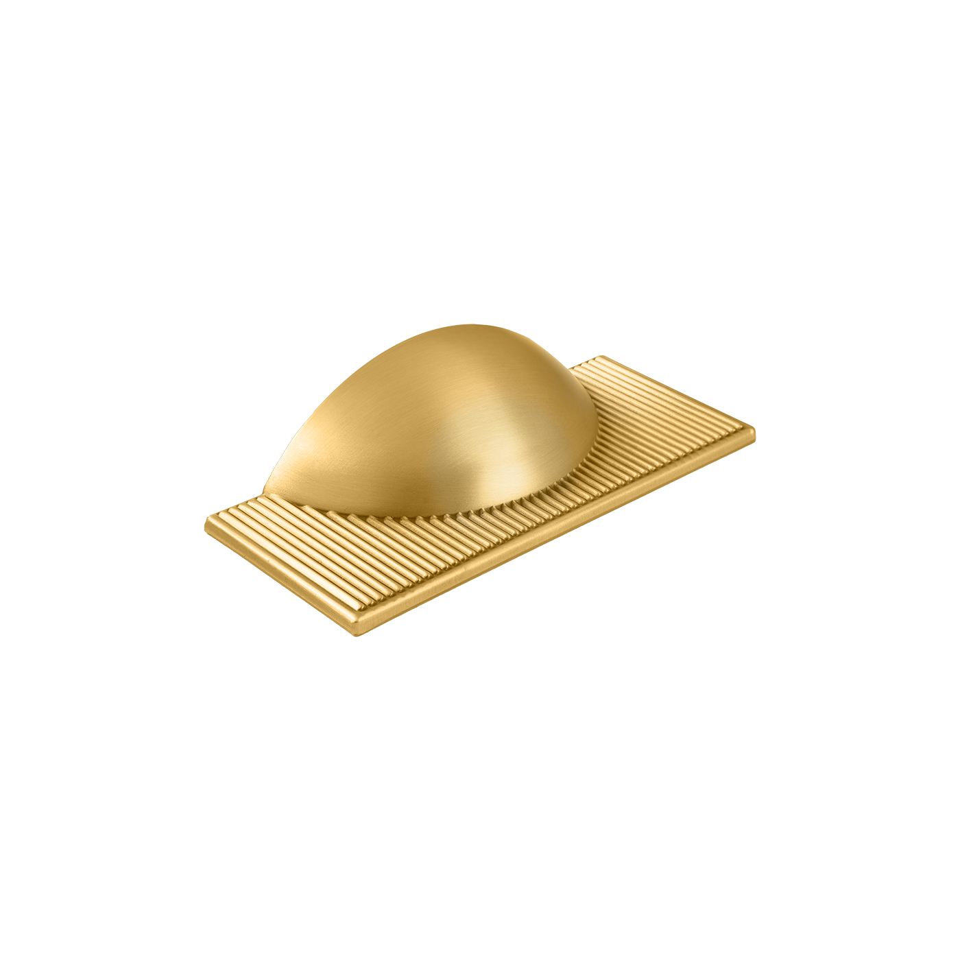 Momo Barrington Cup Pull  64mm in Matt Brass (2)
