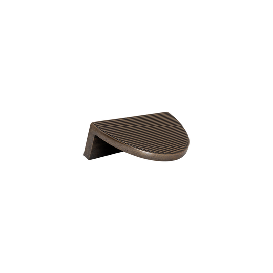 Momo Barrington Eclipse Ribbed Pull Handle 64mm in Bronze