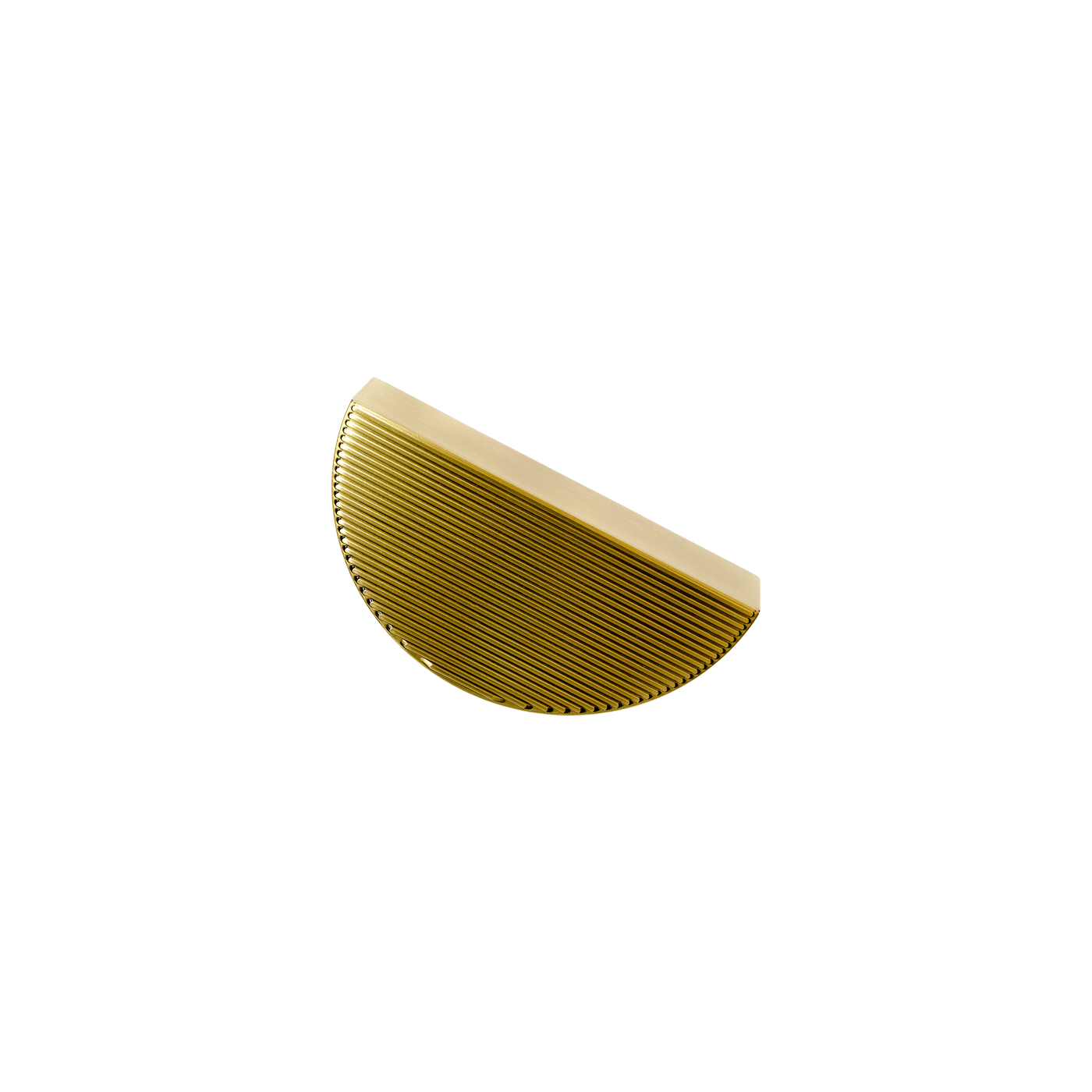 Momo Barrington Eclipse Ribbed Pull Handle 64mm in Matt Brass (2)