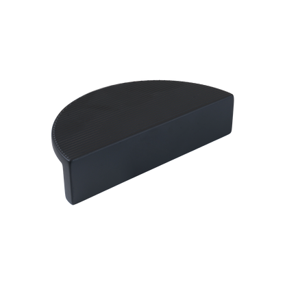 Momo Barrington Eclipse Ribbed Pull Handle 96mm in Matt Black (1)