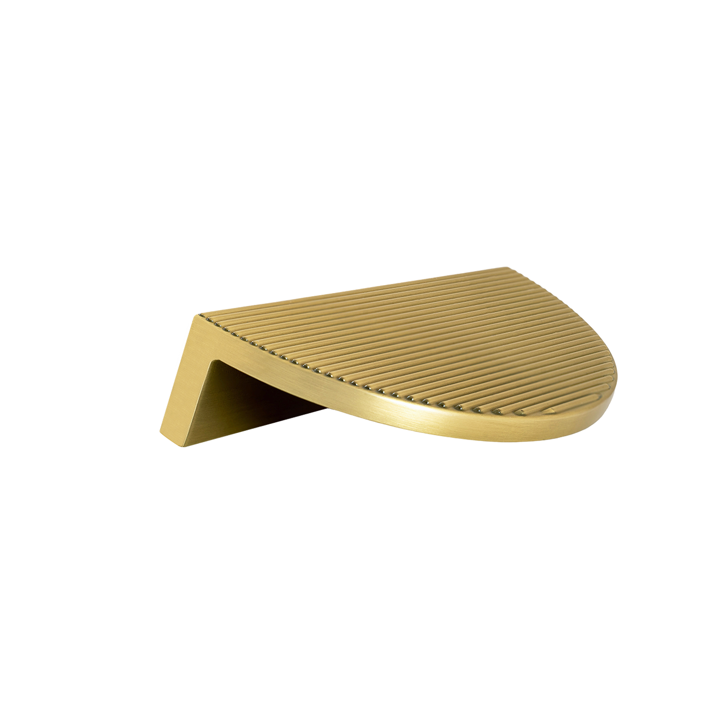 Momo Barrington Eclipse Ribbed Pull Handle 96mm in Matt Brass