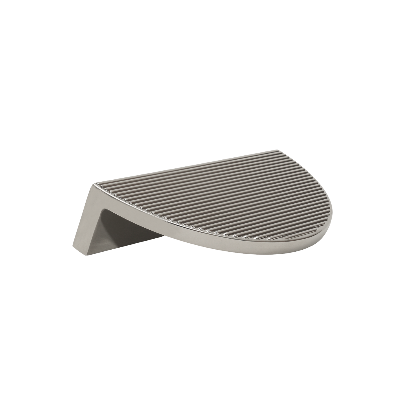 Momo Barrington Eclipse Ribbed Pull Handle 96mm in Polished Nickel