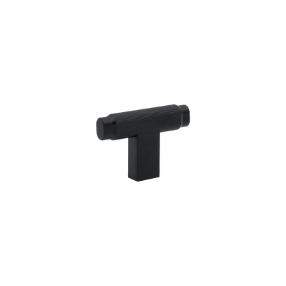 Momo Brooklyn T Knob 55mm in Brushed Black