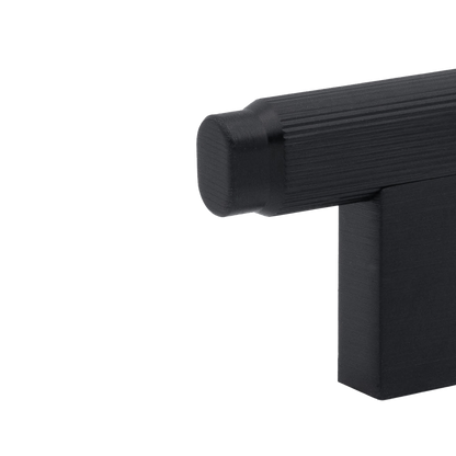Momo Brooklyn T Knob 55mm in Brushed Black (2)