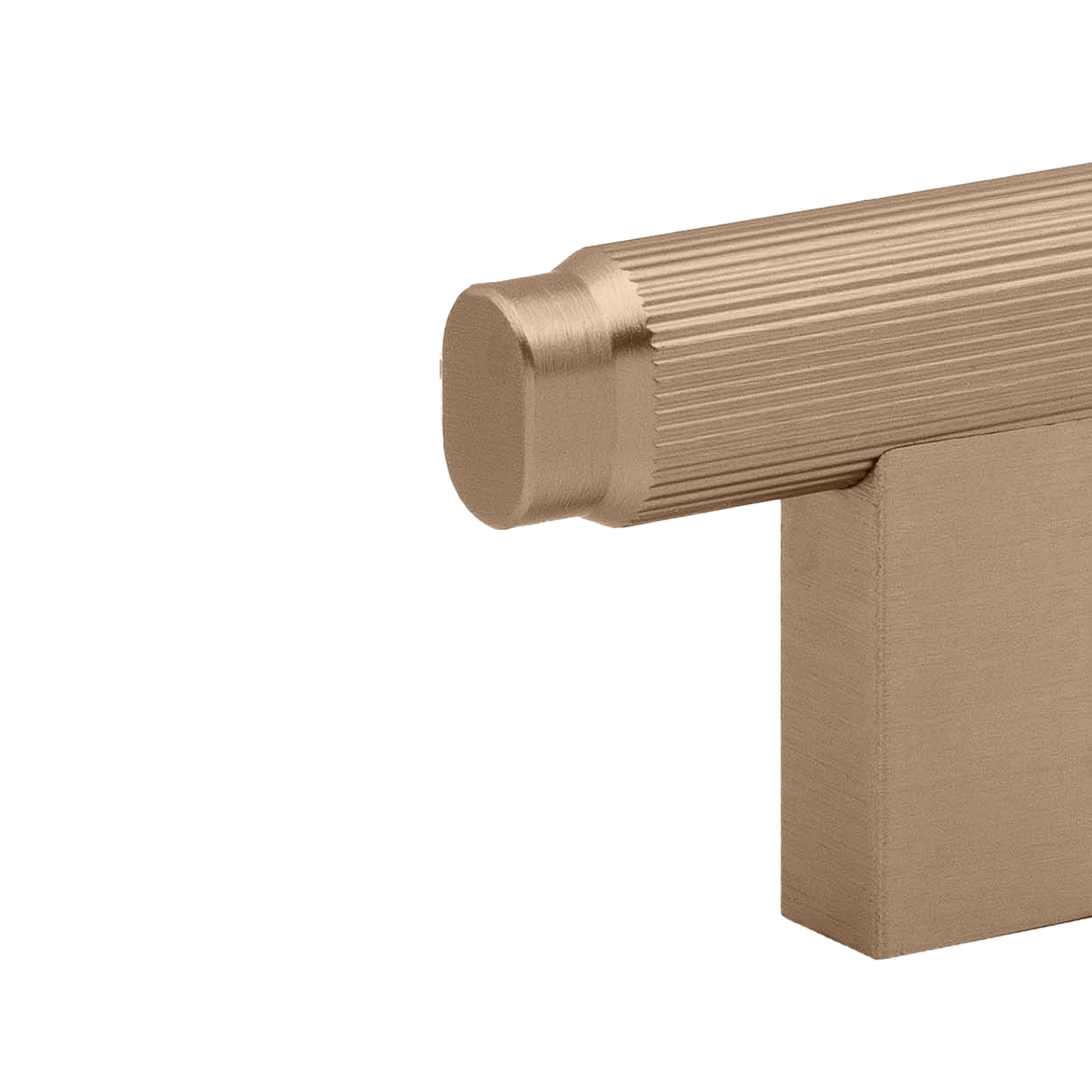 Momo Brooklyn T Knob 55mm in Brushed Dark Brass (2)