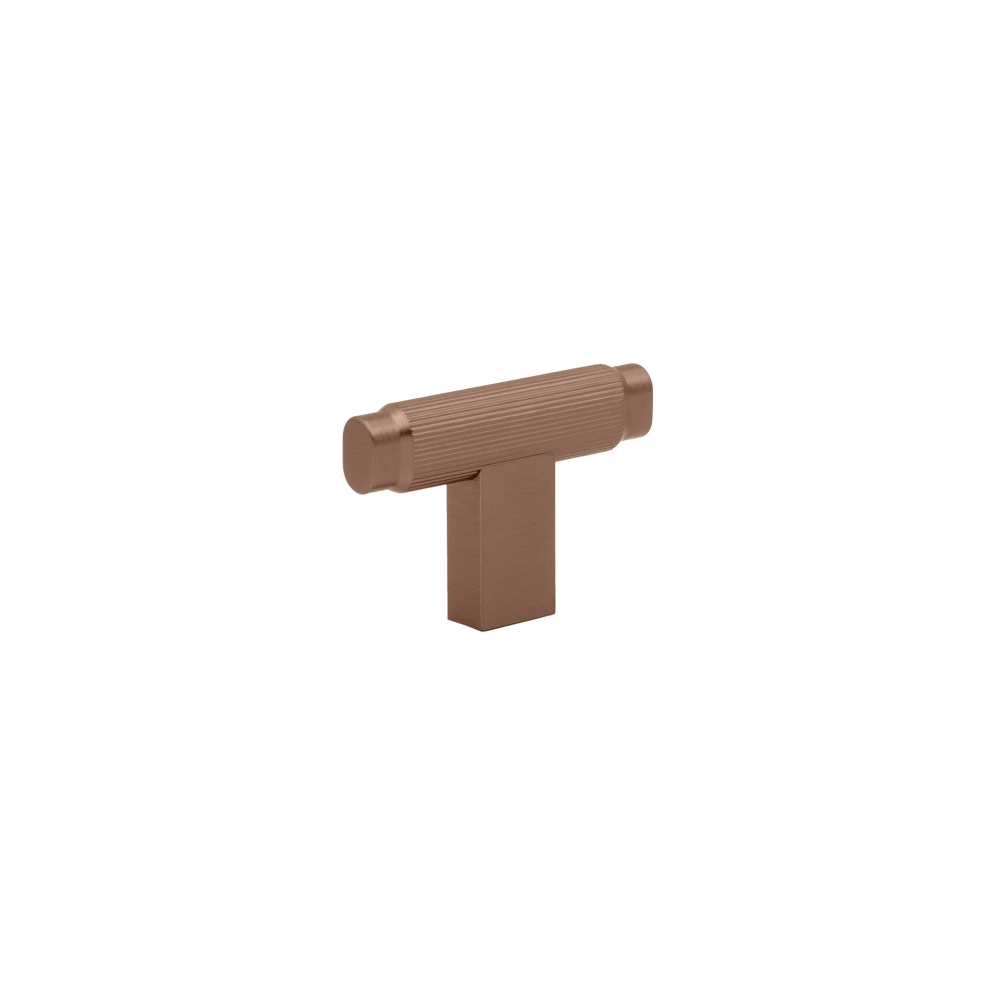 Momo Brooklyn T Knob 55mm in Brushed Bronze