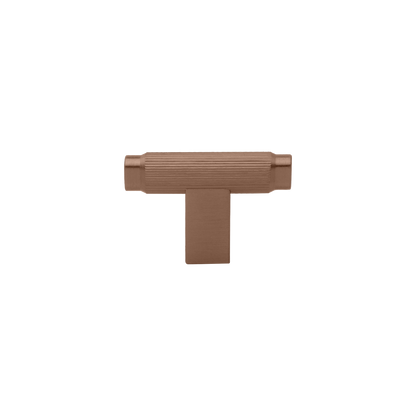 Momo Brooklyn T Knob 55mm in Brushed Bronze (1)