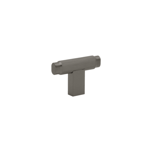 Momo Brooklyn T Knob 55mm in Black Titanium