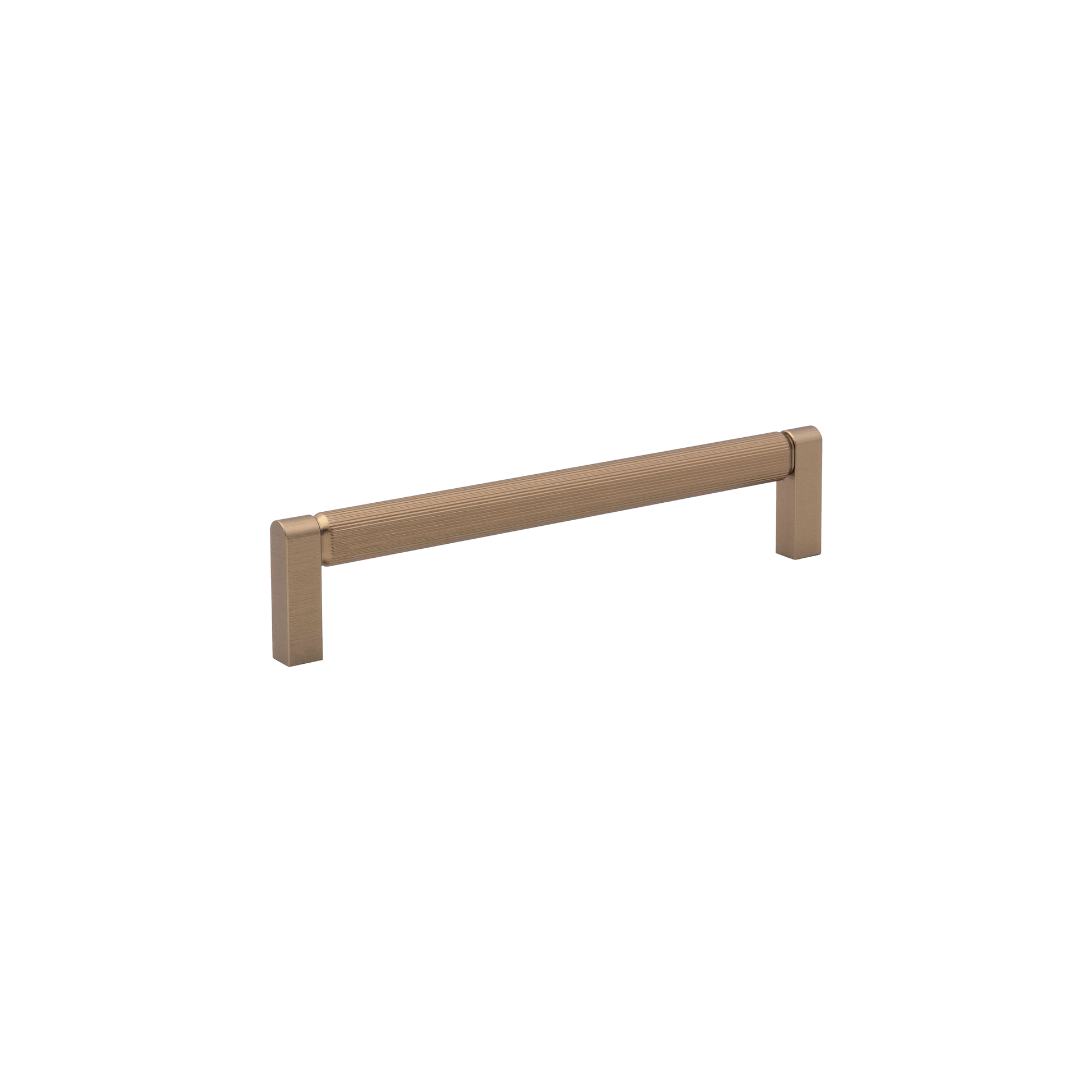 Momo Brooklyn D Handle 160mm in Brushed Dark Brass