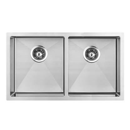 Atlas Handmade Double Bowl Kitchen Sink