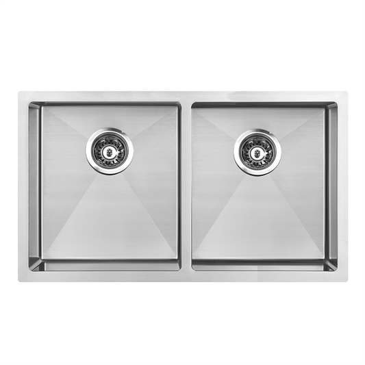 Atlas Handmade Double Bowl Kitchen Sink