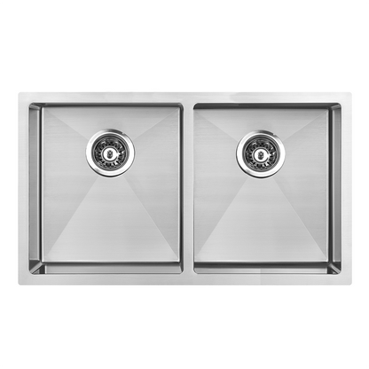 Atlas Handmade Double Bowl Kitchen Sink