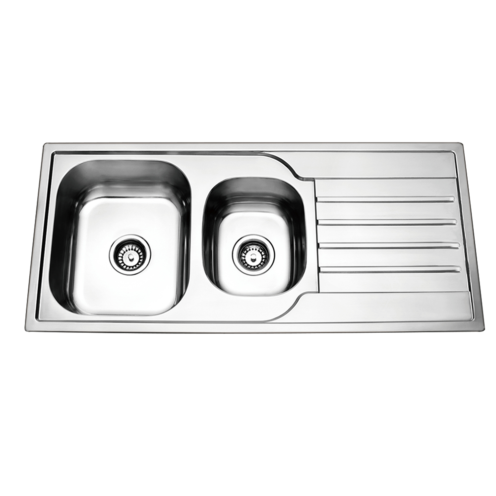 Top Mount Prague One &amp; a Half Pressed Kitchen Sink