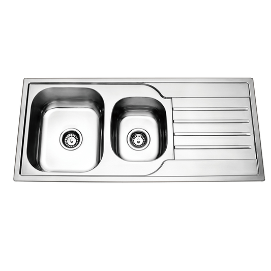 Top Mount Prague One &amp; a Half Pressed Kitchen Sink