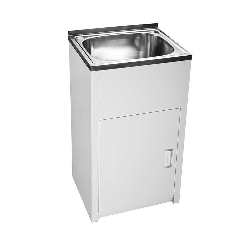 Tulsa Laundry Trough with Metal Cabinet (35 Litre)