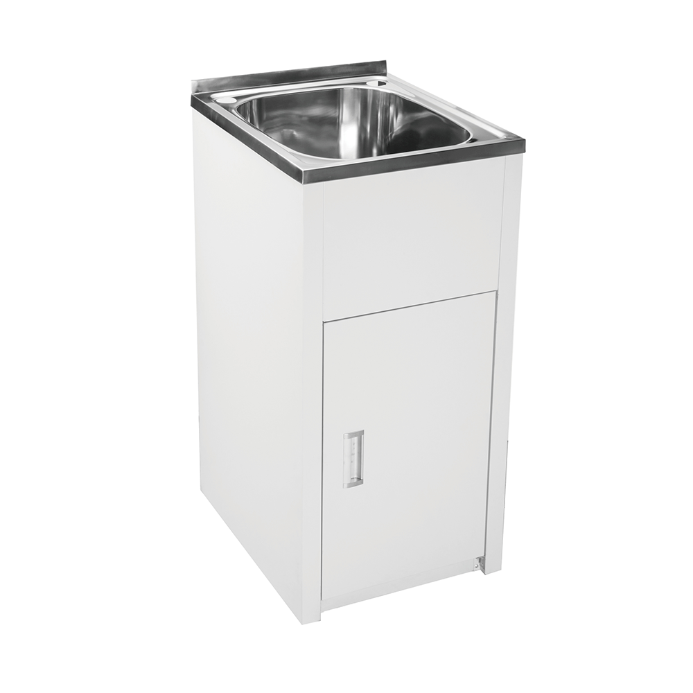 Tulsa Laundry Trough with Metal Cabinet (35 Litre)