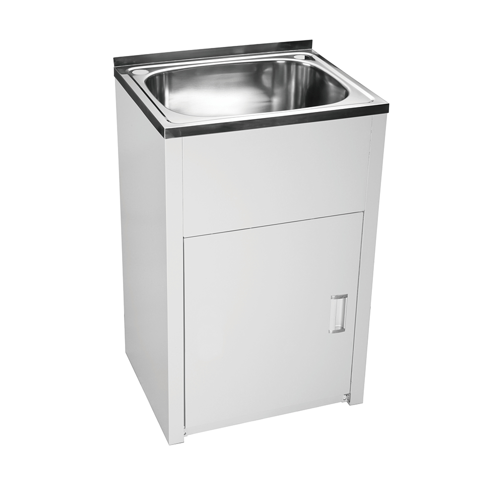 Tulsa Laundry Trough with Metal Cabinet (45 Litre)