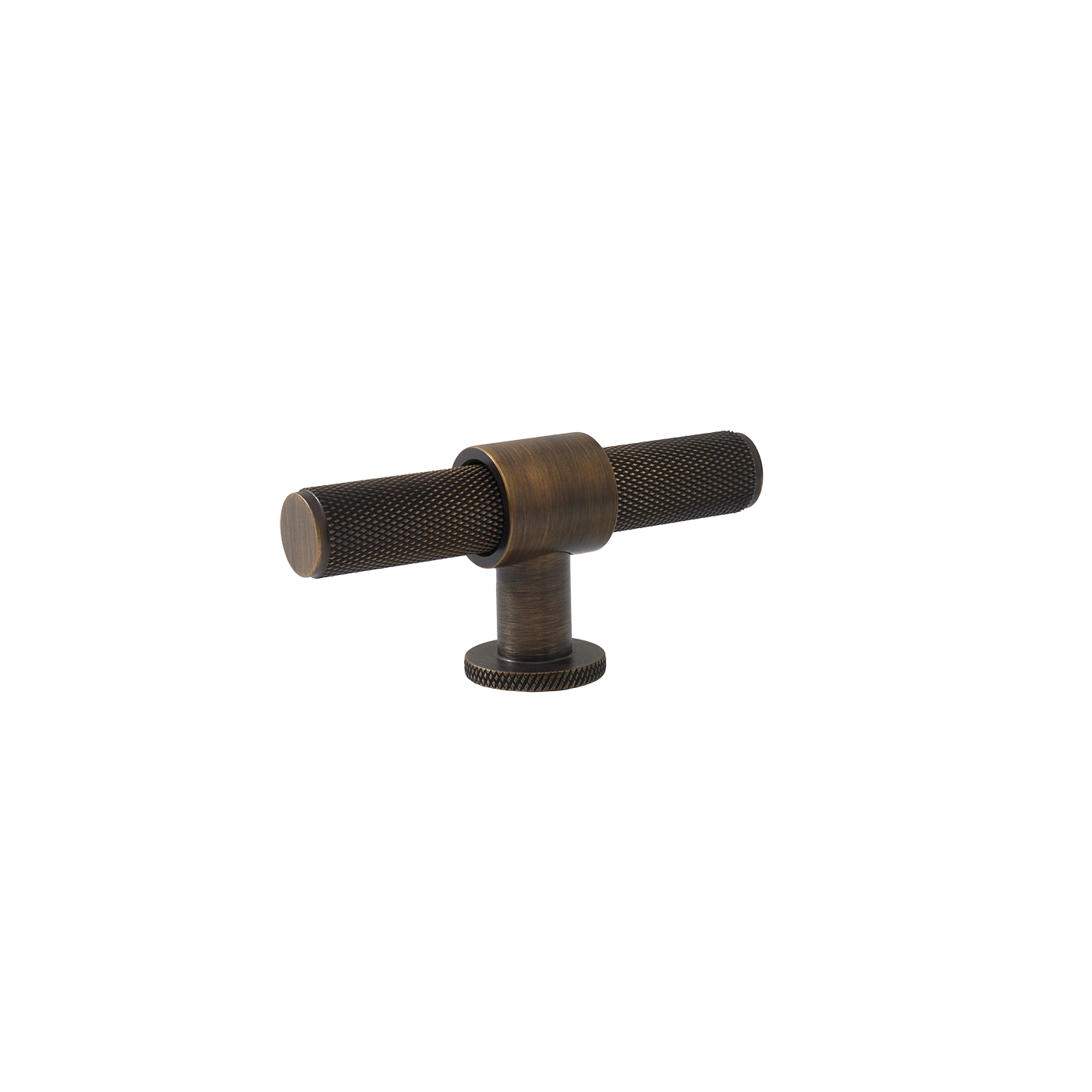 Momo Belgravia Knurled T Knob Solid Brass 82mm in Bronze