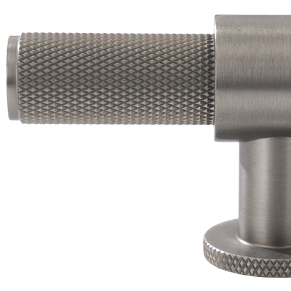 Momo Belgravia Knurled T Knob Solid Brass 82mm in Dull Brushed Nickel (2)