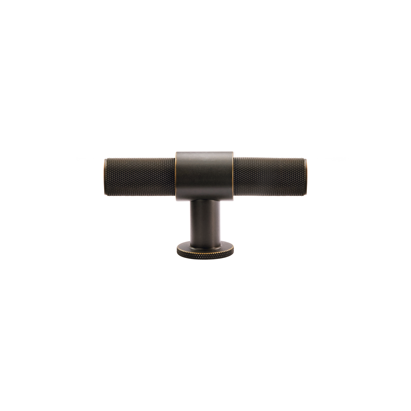 Momo Belgravia Knurled T Knob Solid Brass 82mm in Dark Bronze (1)