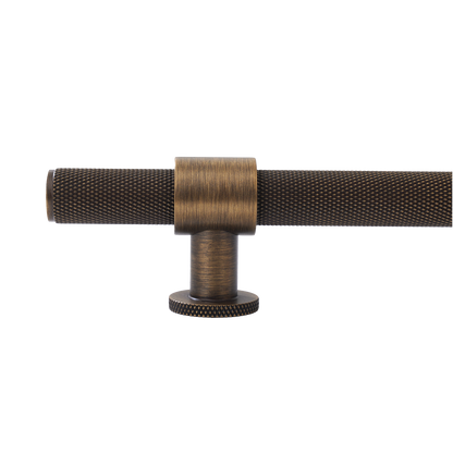 Momo Belgravia Knurled Bar Pull Solid Brass 160mm in Bronze (2)