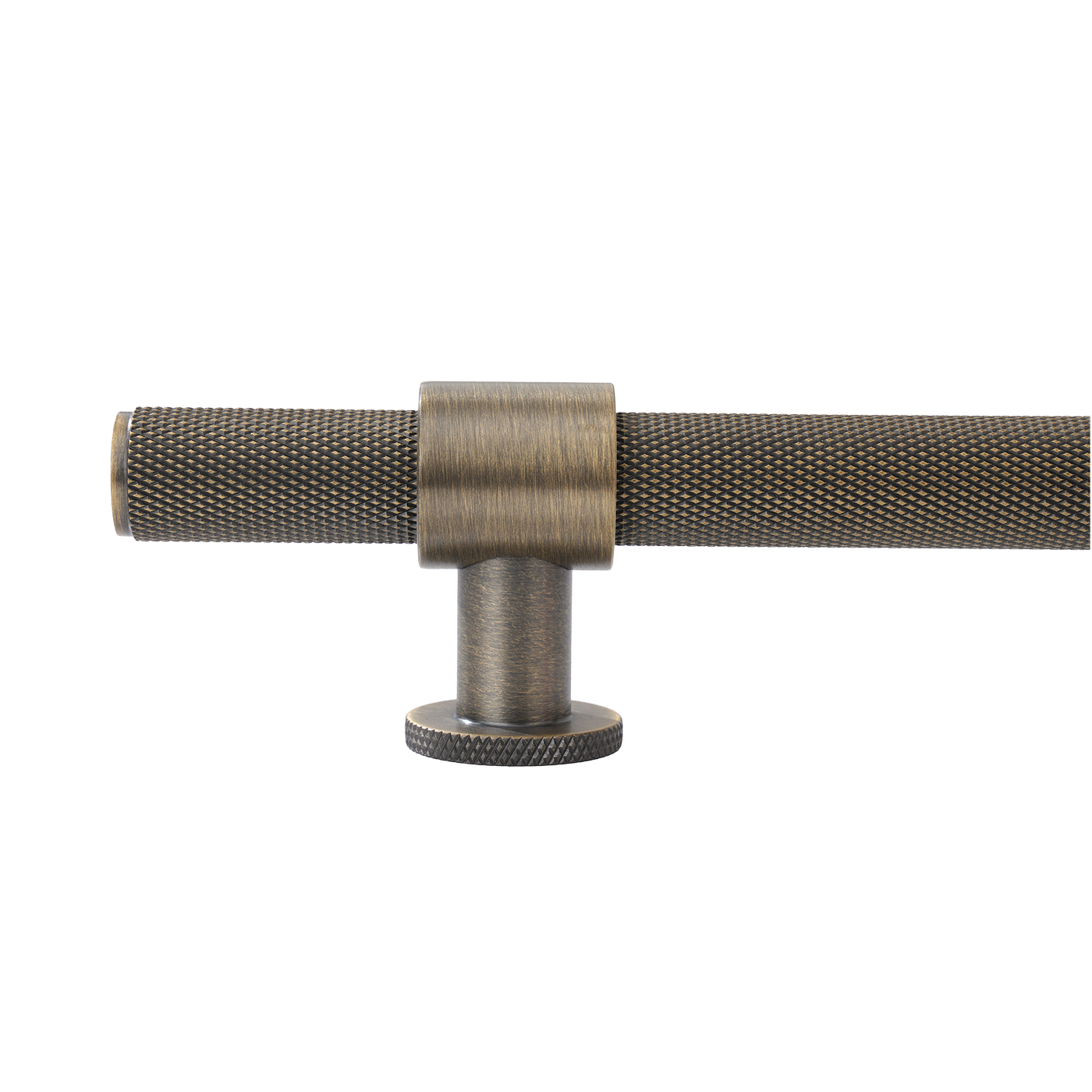 Momo Belgravia Knurled Bar Pull Solid Brass 160mm in Dark Brushed Brass (2)