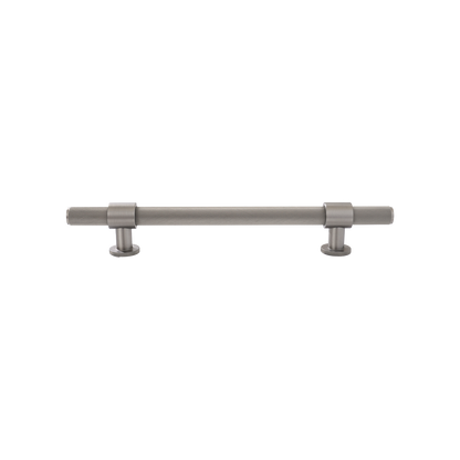 Momo Belgravia Knurled Bar Pull Solid Brass 160mm in Dull Brushed Nickel (1)