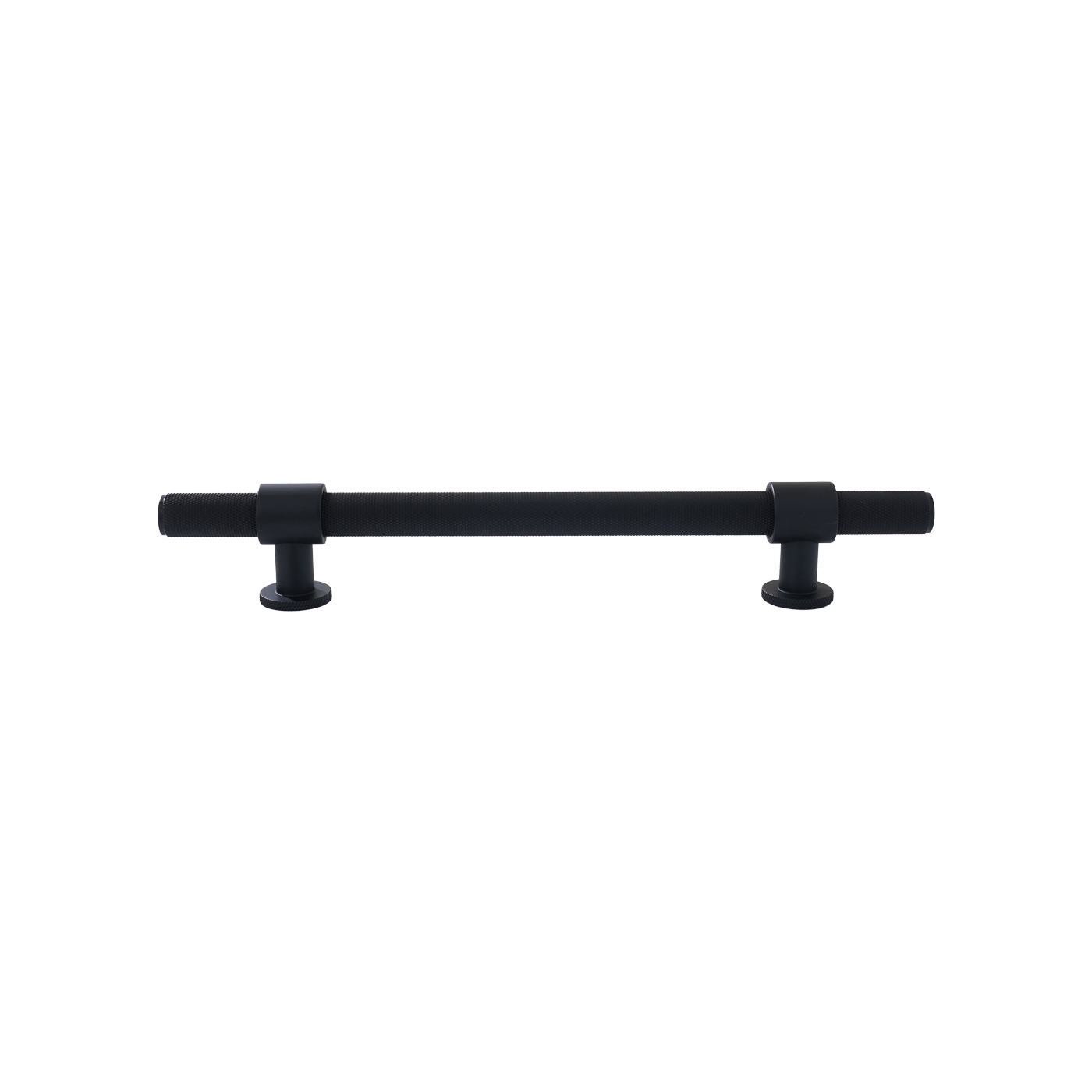 Momo Belgravia Knurled Bar Pull Solid Brass 160mm in Matt Black (1)