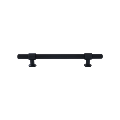 Momo Belgravia Knurled Bar Pull Solid Brass 160mm in Matt Black (1)