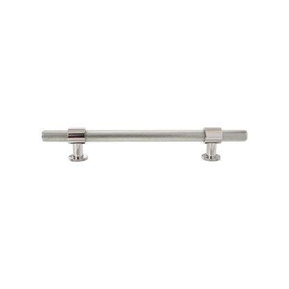 Momo Belgravia Knurled Bar Pull Solid Brass 160mm in Polished Nickel (1)