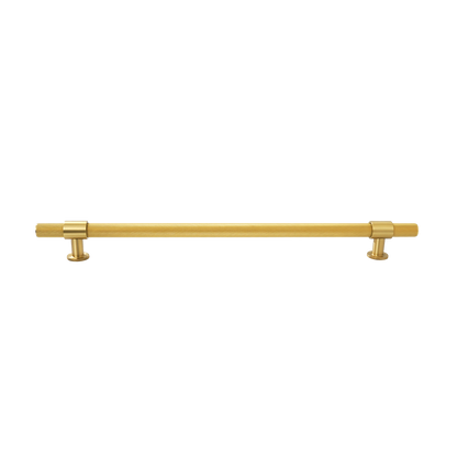 Momo Belgravia Knurled Bar Pull Solid Brass 320mm in Brushed Satin Brass (1)