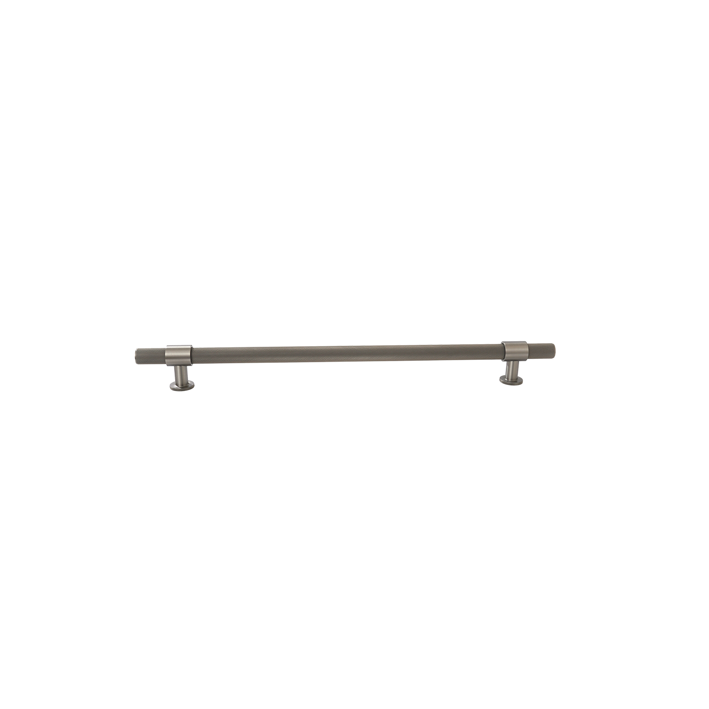 Momo Belgravia Knurled Bar Pull Solid Brass 320mm in Dull Brushed Nickel (1)