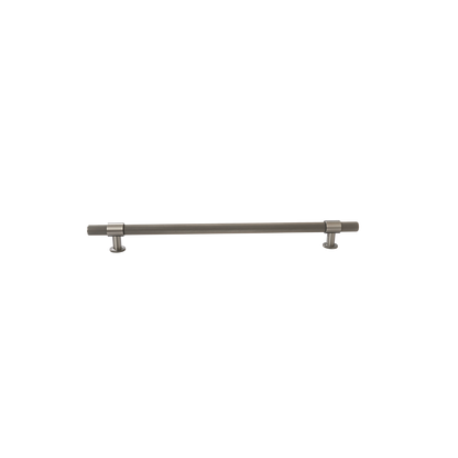 Momo Belgravia Knurled Bar Pull Solid Brass 320mm in Dull Brushed Nickel (1)