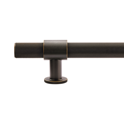 Momo Belgravia Knurled Bar Pull Solid Brass 320mm in Dark Bronze (2)
