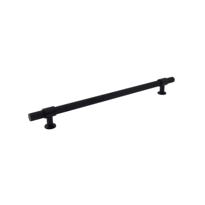 Momo Belgravia Knurled Bar Pull Solid Brass 320mm in Matt Black