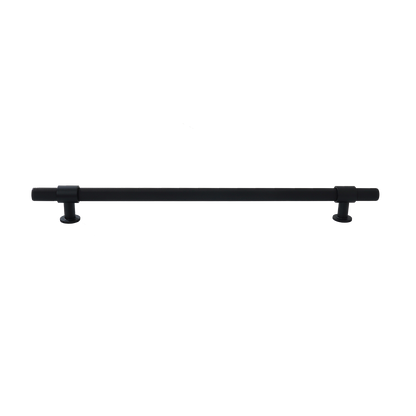 Momo Belgravia Knurled Bar Pull Solid Brass 320mm in Matt Black (1)