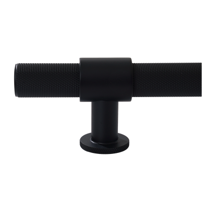 Momo Belgravia Knurled Bar Pull Solid Brass 320mm in Matt Black (2)