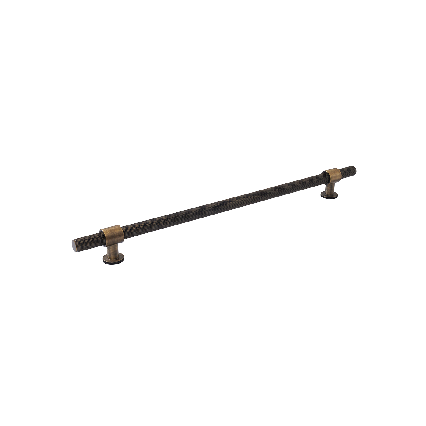 Momo Belgravia Knurled Solid Brass Door Pull Handle In Bronze