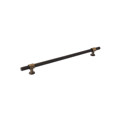 Momo Belgravia Knurled Solid Brass Door Pull Handle In Bronze