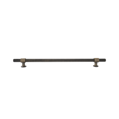 Momo Belgravia Knurled Solid Brass Door Pull Handle In Dark Brushed Brass (1)