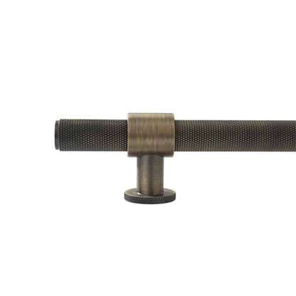 Momo Belgravia Knurled Solid Brass Door Pull Handle In Dark Brushed Brass (2)